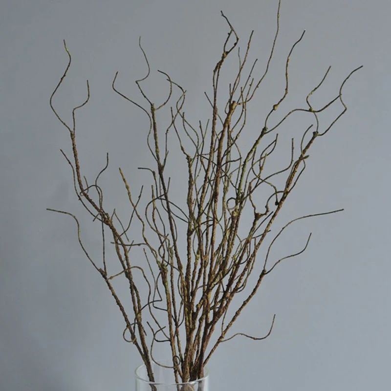 1pcs Simulation Flower Arrangement Supplies Home Decor Fake Dry Vine Plant Artificial Tree Branch Home Hotel Living Room Decor