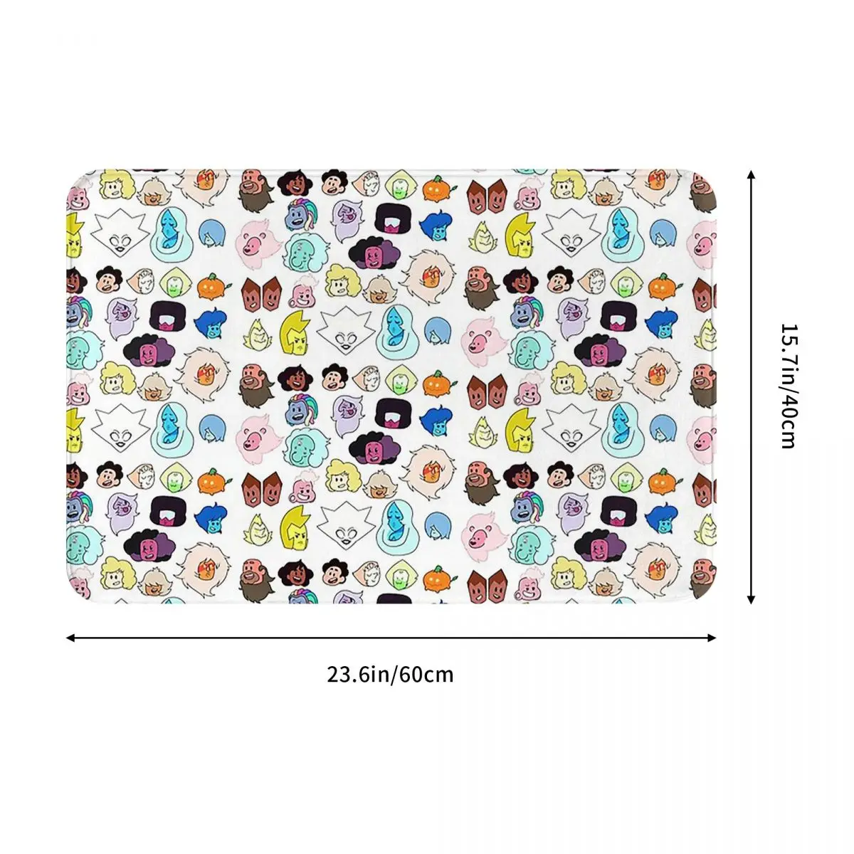 Steven Universe Heads Doormat Cushion Carpet Rug Kitchen Entrance Home Floor Mat for Balcony Footpad Mats