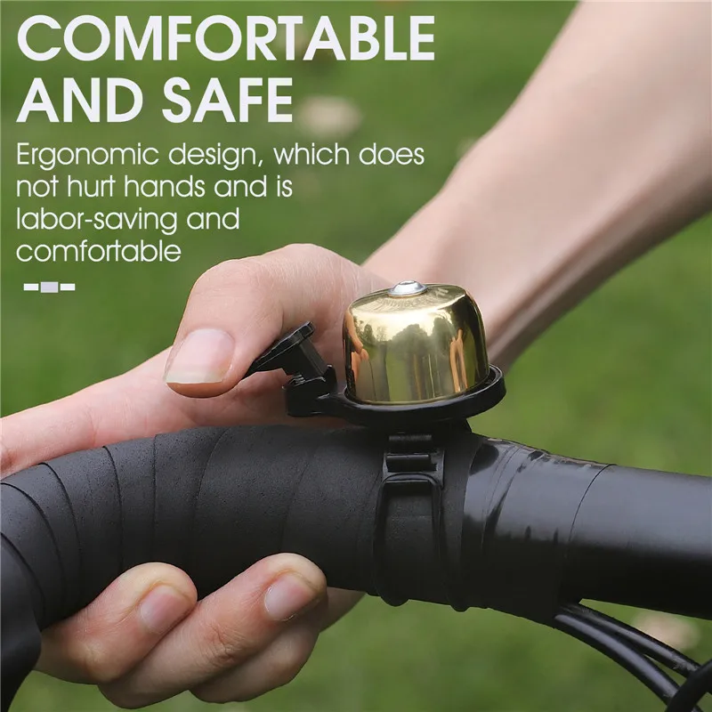 WEST BIKING Mini Bicycle Bell Aluminum Alloy Handlebar Safety Warning Ring Cycling Horn Clear Sound MTB Road Bike Accessories