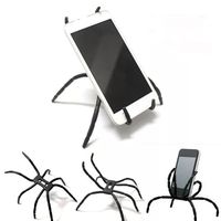 Multi-Function Spider Phone Holder Adjustable Black Red Car Phone Stand Flexible Universal Phone Stand Tabletop Display