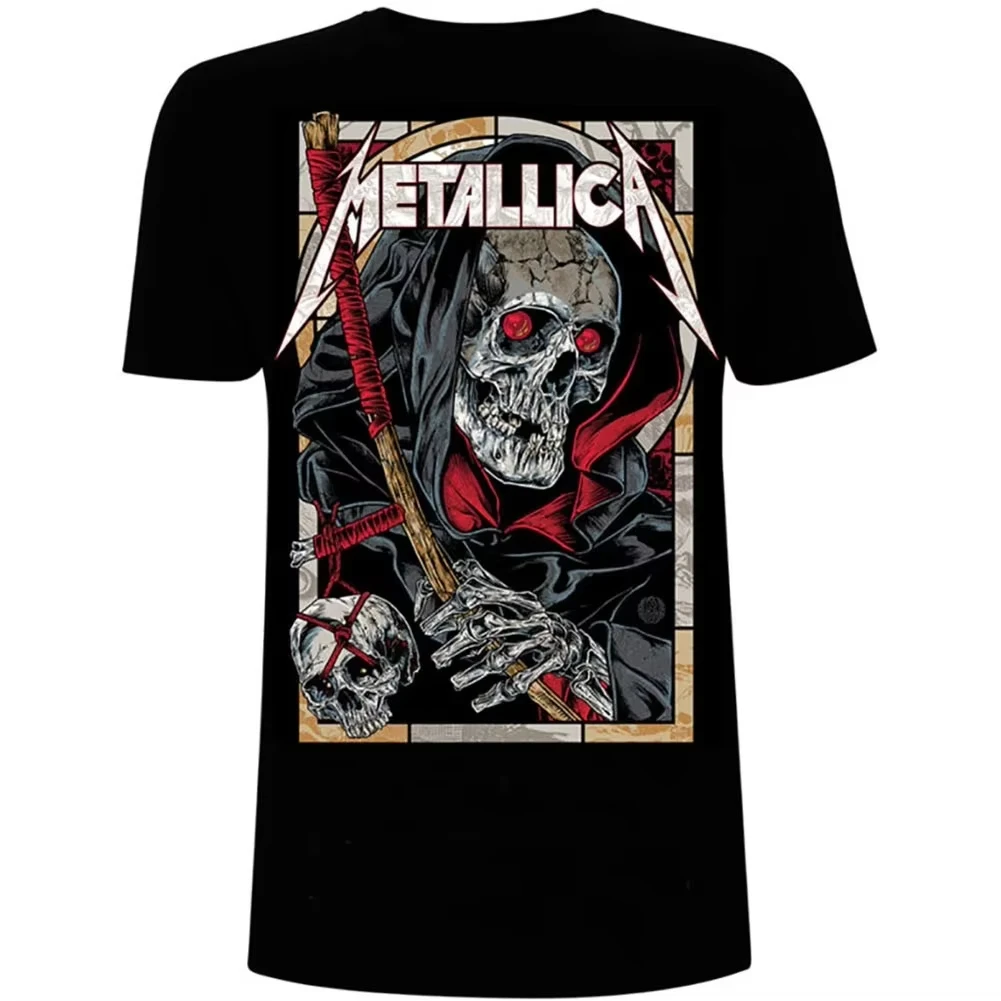 2026 Metallica Kill 'Em All Tour Band T-Shirt Cotton Graphic Tee Men Women Summer Streetwear Ins Y2k