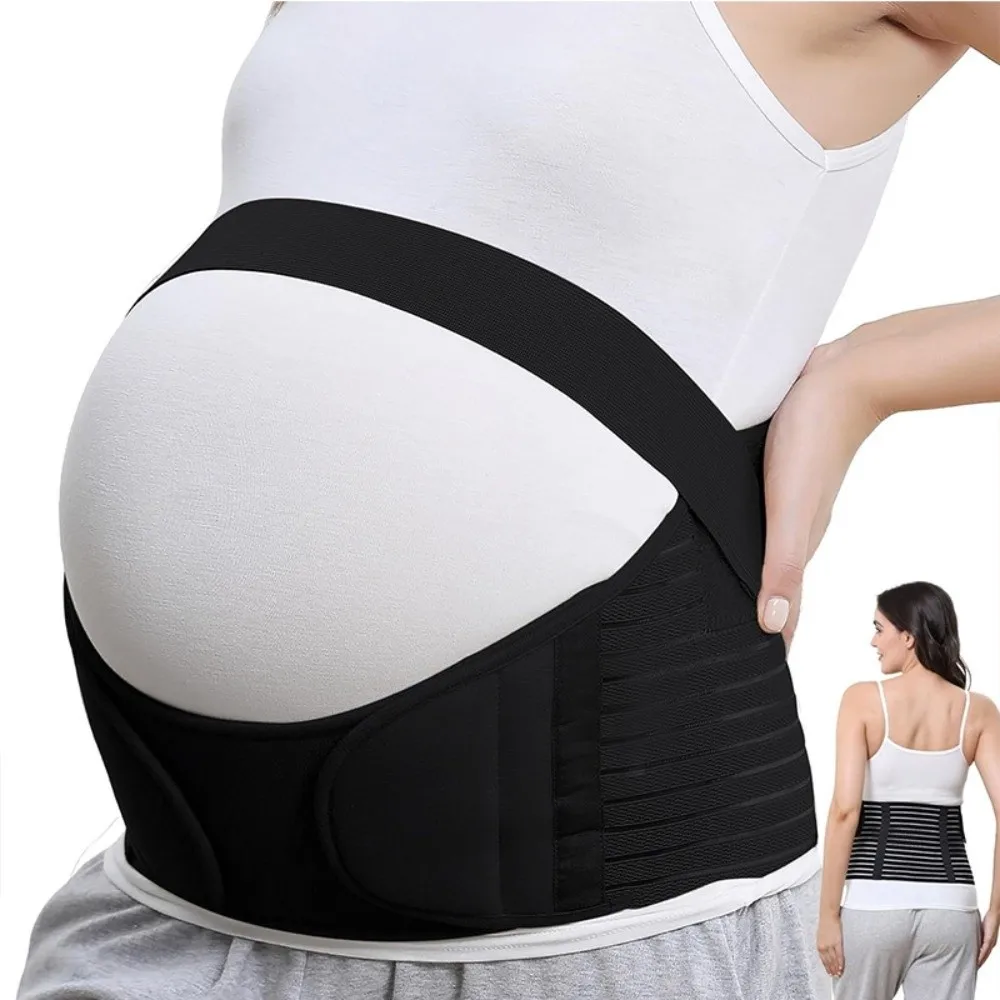 Cinture per donne incinte regolabili Traspiranti e confortevoli Fascia per la pancia di maternità Tutore di supporto addominale elastico staccabile