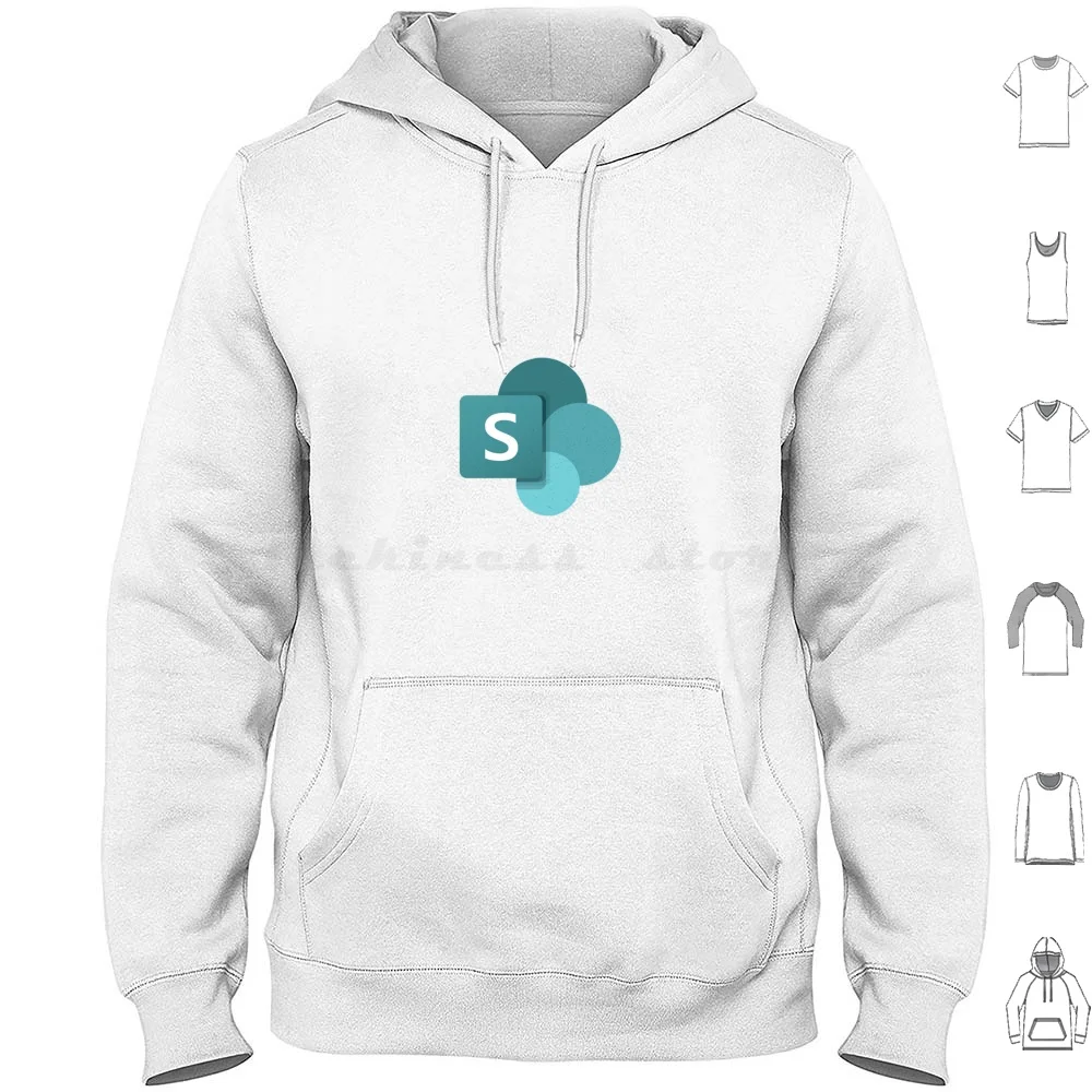 Microsoft Sharepoint Icon Hoodies Long Sleeve Microsoft Sharepoint Sharepoint Icon Application Share Point