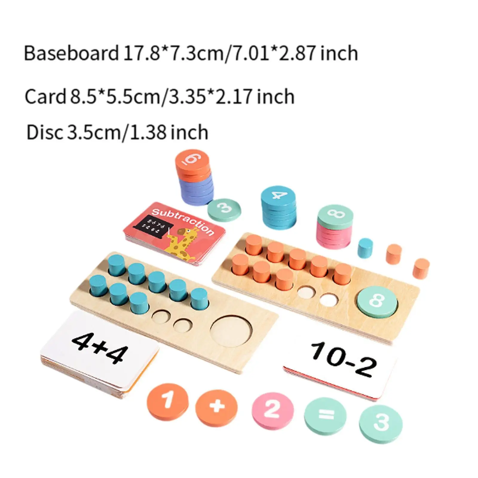 Jouet mathématique d'éducation précoce, coordination œil-main, multiplication et division