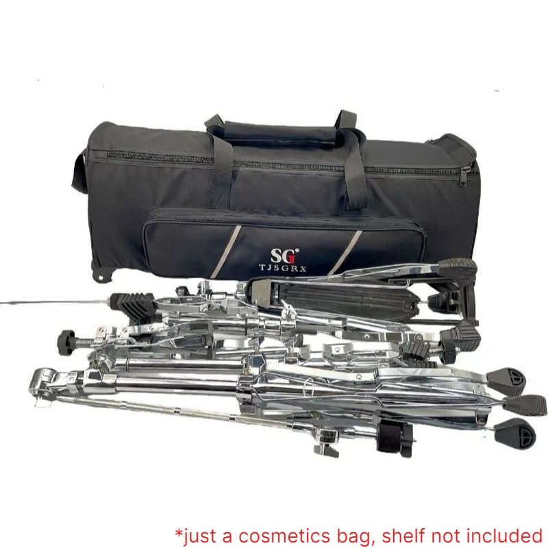 Drum Stand Storage Bag Oxford Cloth Hardware Package Large Capacity Thicken Instrument Bag Portable Drum Accessories with Wheels