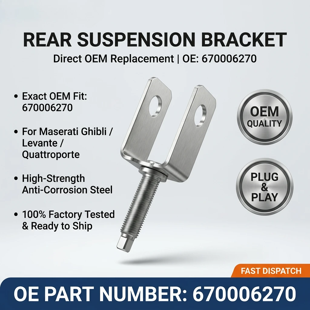 1/2PCS 670006270 Rear Suspension Bracket For Maserati Ghibli Levante Quattroporte