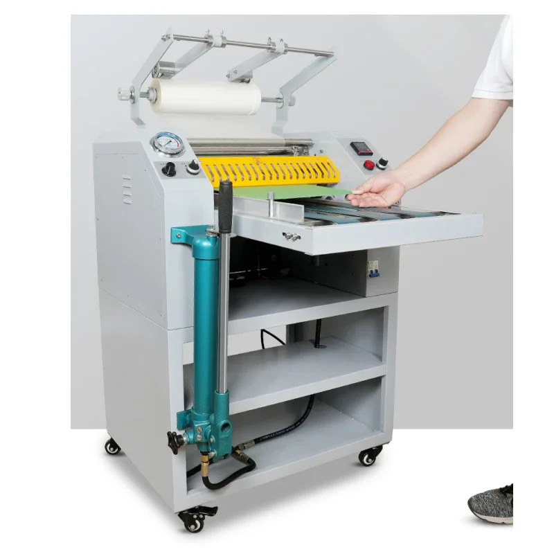 Upgrade NEW Hydraulic Laminating Machine Large Steel Stick Automatic Laminating Machine Coated Paper G Machine With Trimming