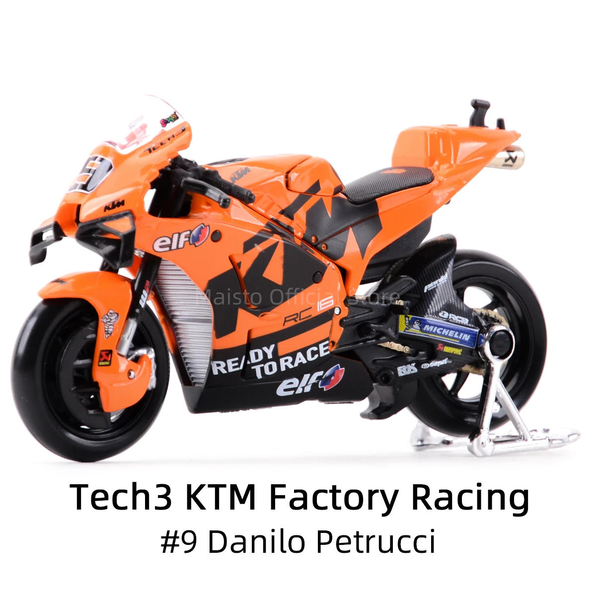 Гоночные модели Maisto 1:18 2021 GP Racing Tech3 KTM, коллекционные модели гоночных автомобилей