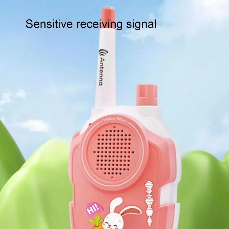Mini Talkie Walperforé pour Enfants, Déterminer les Animaux de Dessin Animé, Radio Bidirectionnelle, Intelligent, Sans Fil, Comunicador pour Garçons et Bol