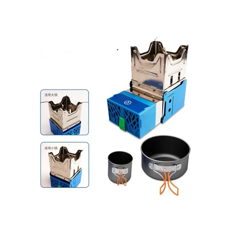 

Hot salesOutdoor Camping Small Size Portable Folding Fire Generated Mobile Phone Charger Function Flame Stove Generator
