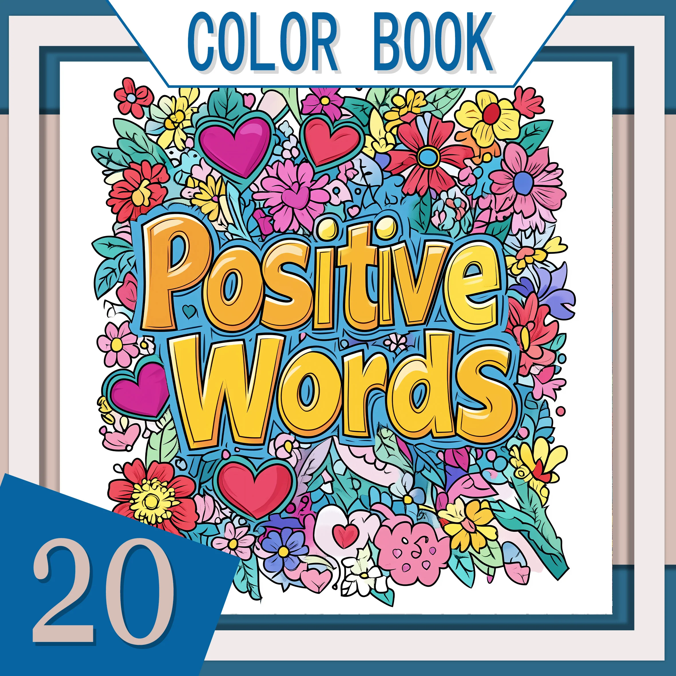 

Bview Art Premium Adult Coloring Book: Original Artistic Illustrations for Relaxation & Creativity