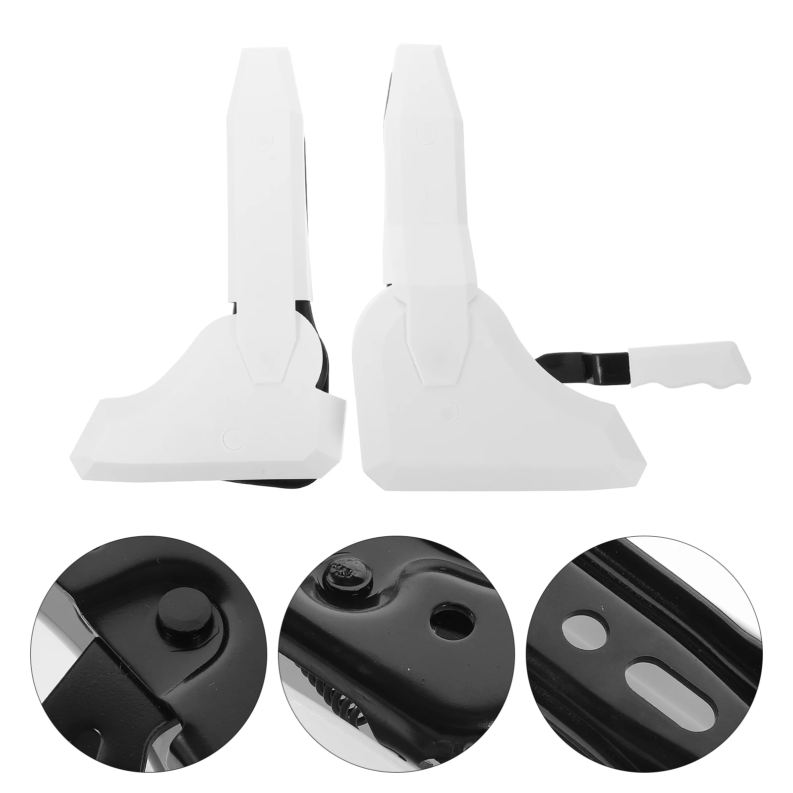 

2Pcs Seat 180 Degree Angle Gaming Chair Tuner White Metal Parts Office Hardware 180 Degree Angle Adjuster Replacement
