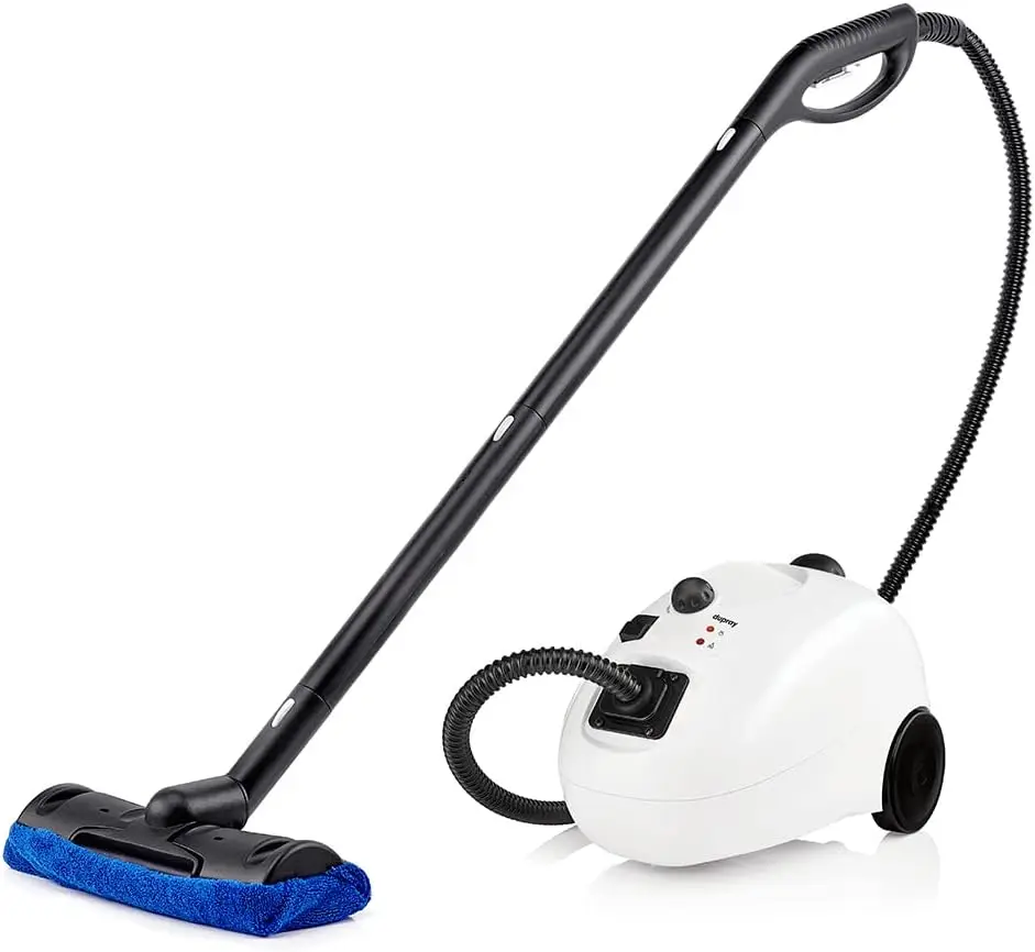 HOME Steam Cleaner European Made Kills 99.99%* Bacteria Viruses for Disinfection and Cleaning Flooring, Cars, Tile, and More