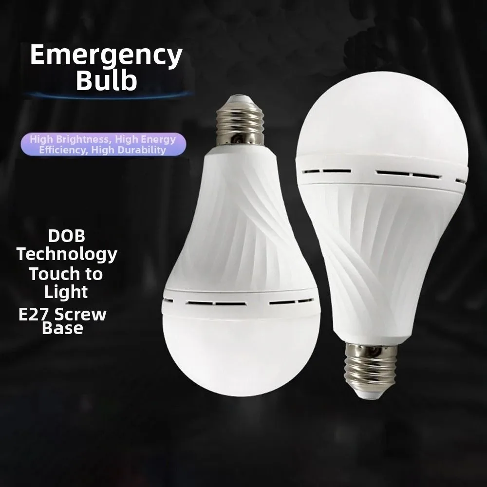 

Emergency Light Bulb Rechargeable E27 LED Bulb Light 7W 9W 12W 15W Flicker-Free Portable Emergency Bulb Power Failure