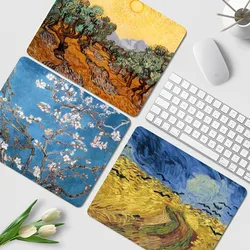 Van Gogh INS Tide Small Cabinet Gaming Computer Laptop Desk Mat Mouse Pad Mouse Mat Notbook Desktop Mat