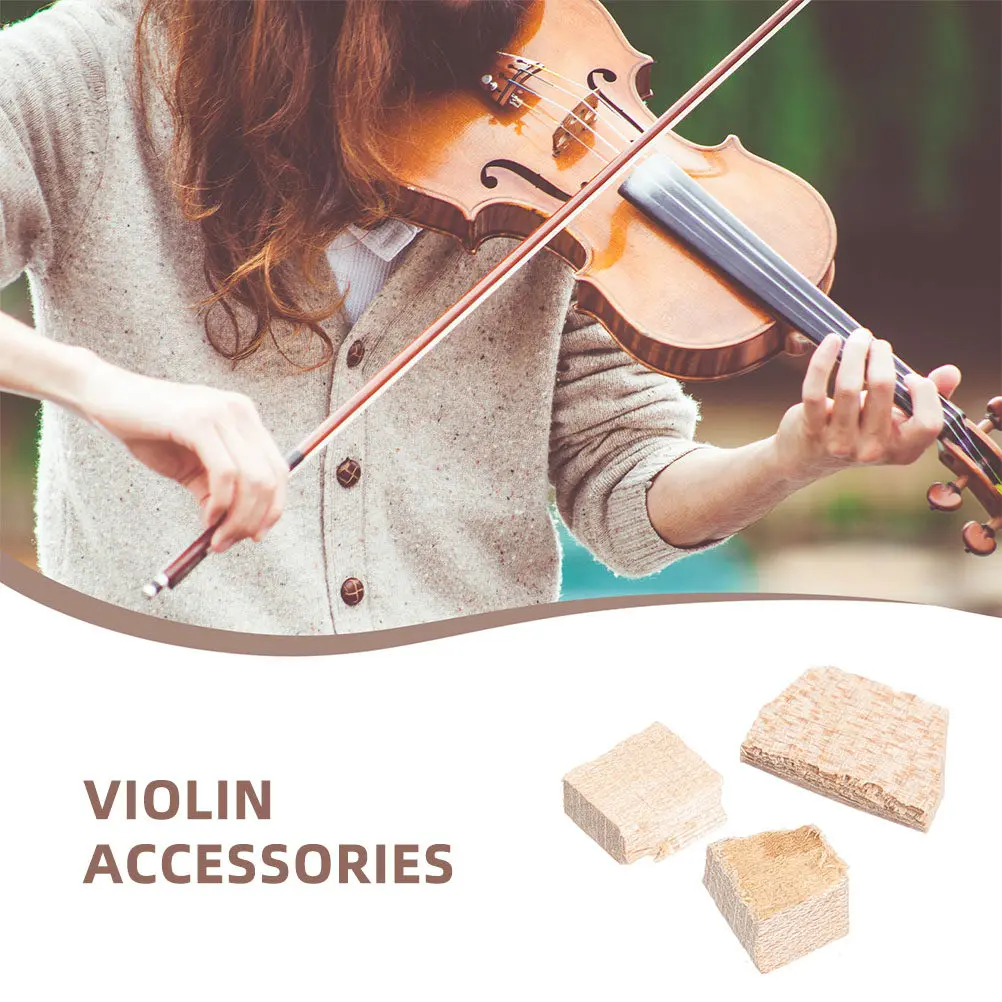 Violin Cello Bow Cork Plugs 3 Piece Replacement Frog Repair Kit for String Instrument Players
