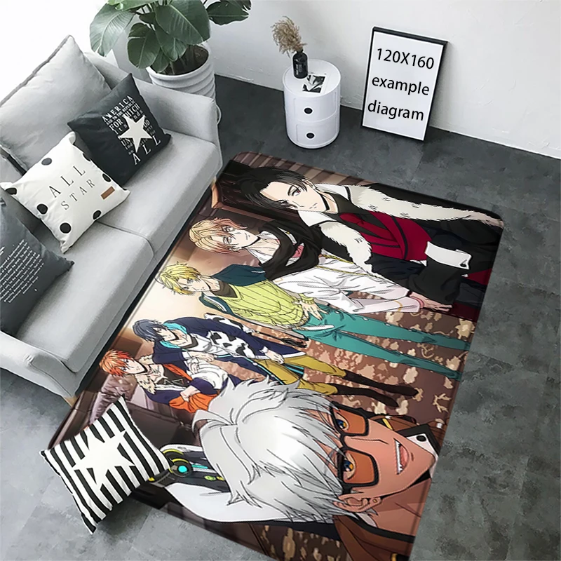 Alfombra de suelo Interior, felpudo de dibujos animados, Obey Me Mammon, alfombra antideslizante para pies, alfombra rectangular para cocina, alfombras para dormitorio y cabecera, decoración del hogar