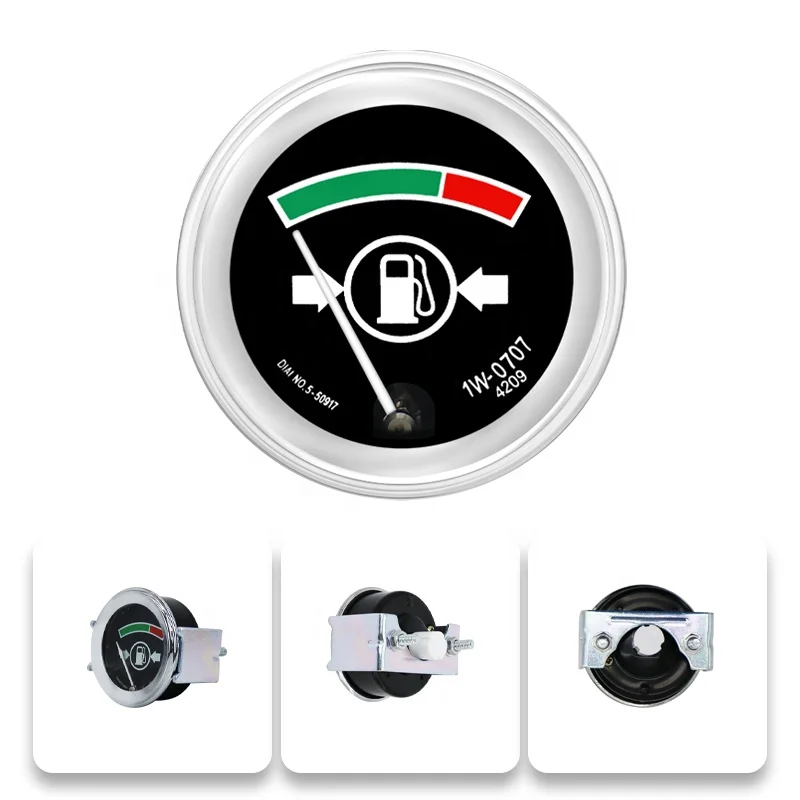 Wenle أداء عالي 52 مللي متر جزء هندسي كروم 1W0707 مقياس ضغط الزيت الميكانيكي لشركة كاتربيلر #6
