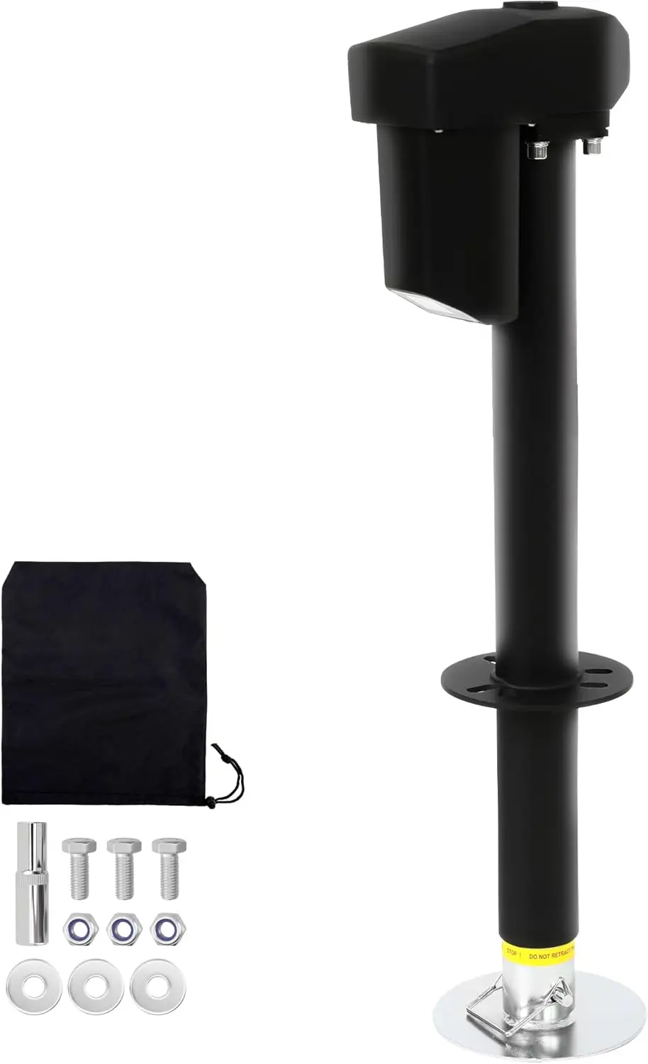 

12V Electric Tongue Jack 4000lb A-Frame Heavy Duty Trailer Jack 18” Travel Add 4.5” with The Drop