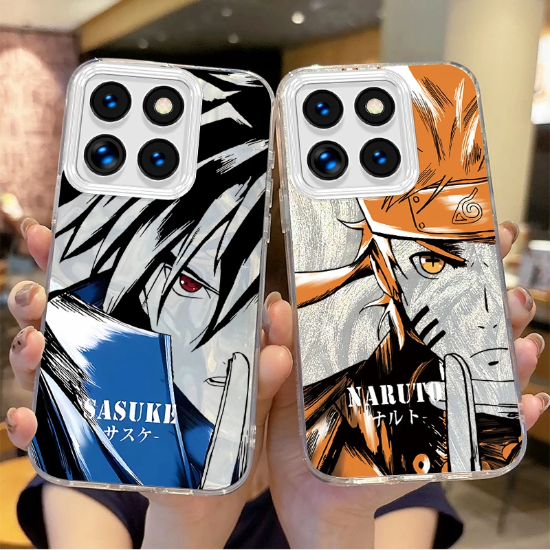 New N-Narutos Anime Trend Cool Phone Case for Xiaomi Poco X6 X3 F6 M6 M4 Pro C61 13T 11 Lite Feather Yarn Shockproof Matte Cover