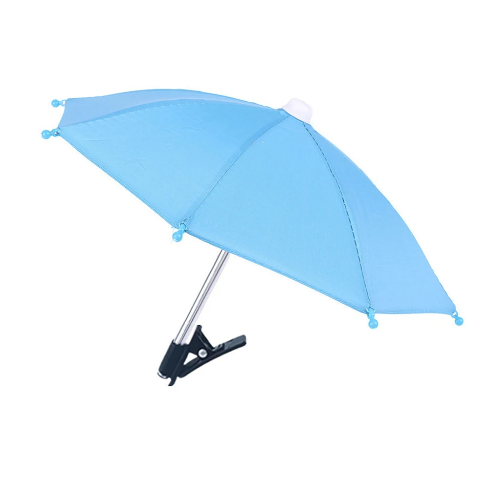 Mini & Portable​​ Phone Sunshade Umbrella​​ ​​Waterproof​​ ​​Cute Design​​ ​​Motorcycle Phone Bracket​​ Waterproof