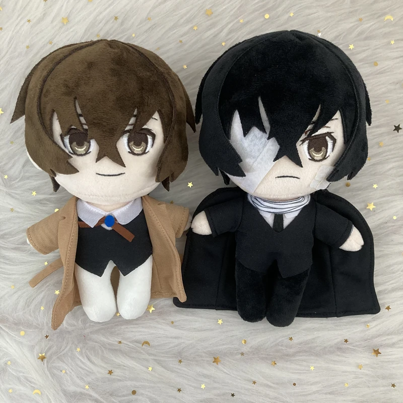 

20cm Anime Bungou Stray Dogs Plush Toy Dazai Osamu Plush Doll Character Cute Soft Stuffed Pillow Halloween Christmas Gift