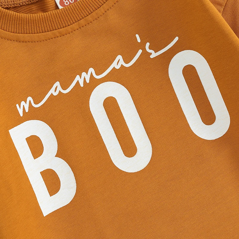 Newborn Baby Girl Boy Halloween Outfit Long Sleeve Sweatshirt Romper Warm Sweater  Baby Pumpkin Outfit