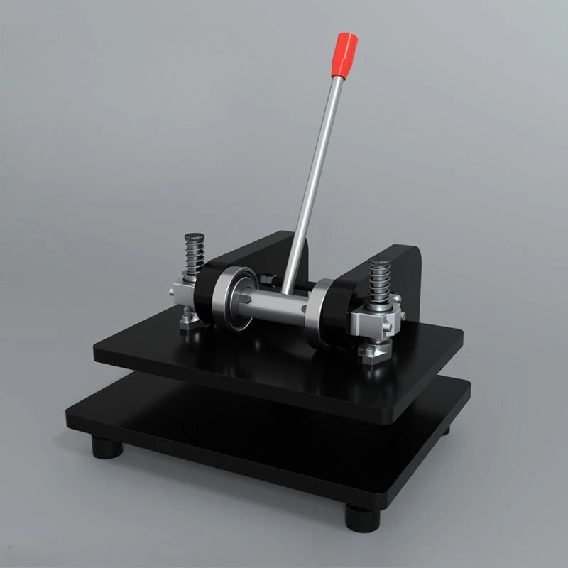 Blanking Fabric cutting Leather manual cutting machine Sampling small A4 punching machine