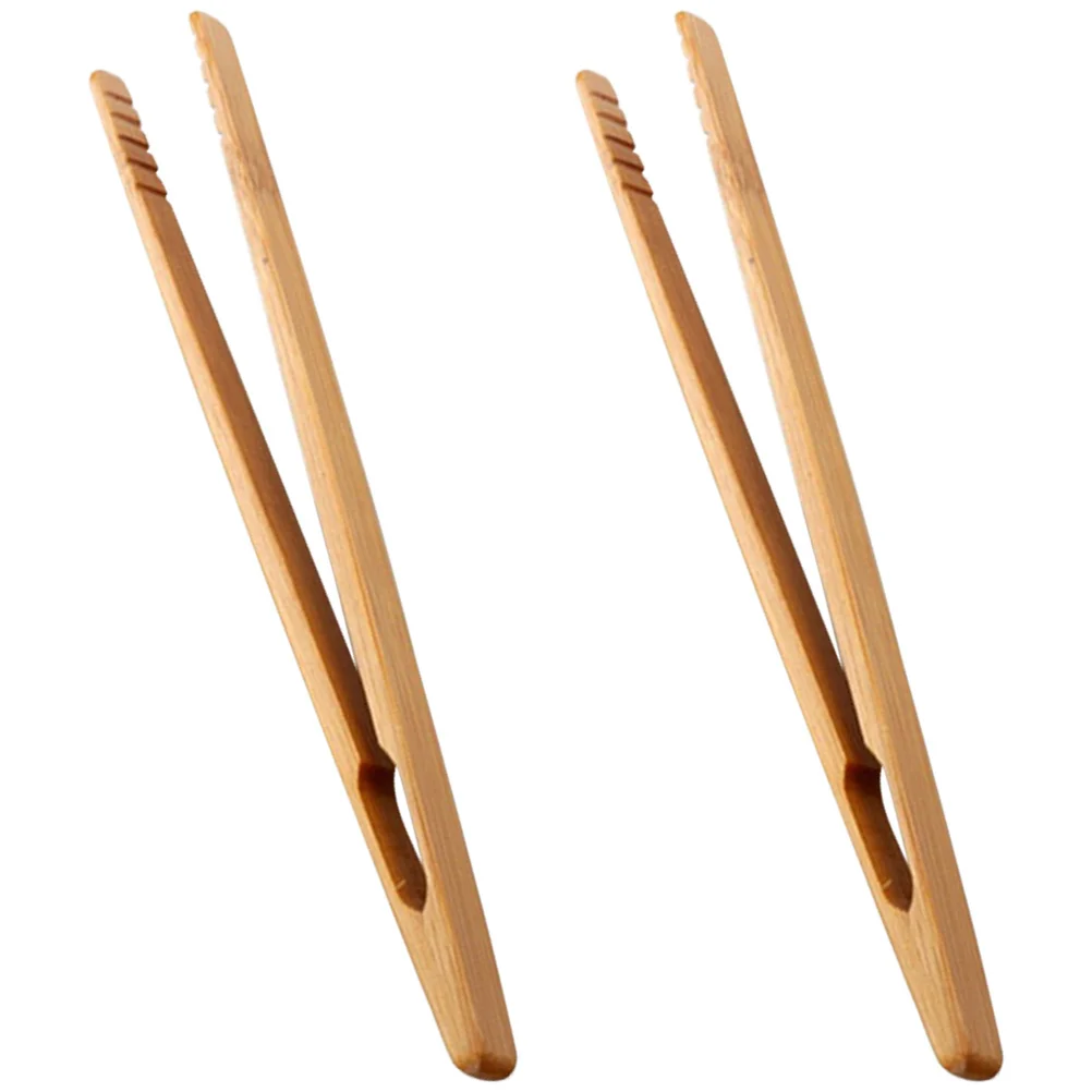 2 Pcs Tweezers Kids for Fine Motor Wooden Practical Tongs Skills Toys