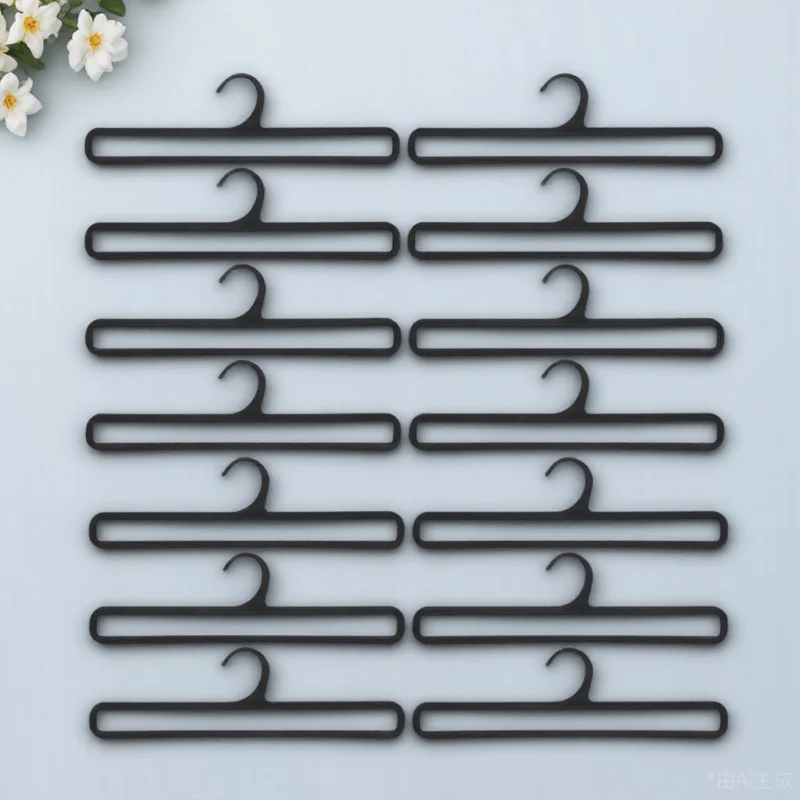 

20pcs Multifunctional Closet Hanger Plastic Scarf Tie Belt Organizer Smooth Lightweight Storage Rack For Wardrobe