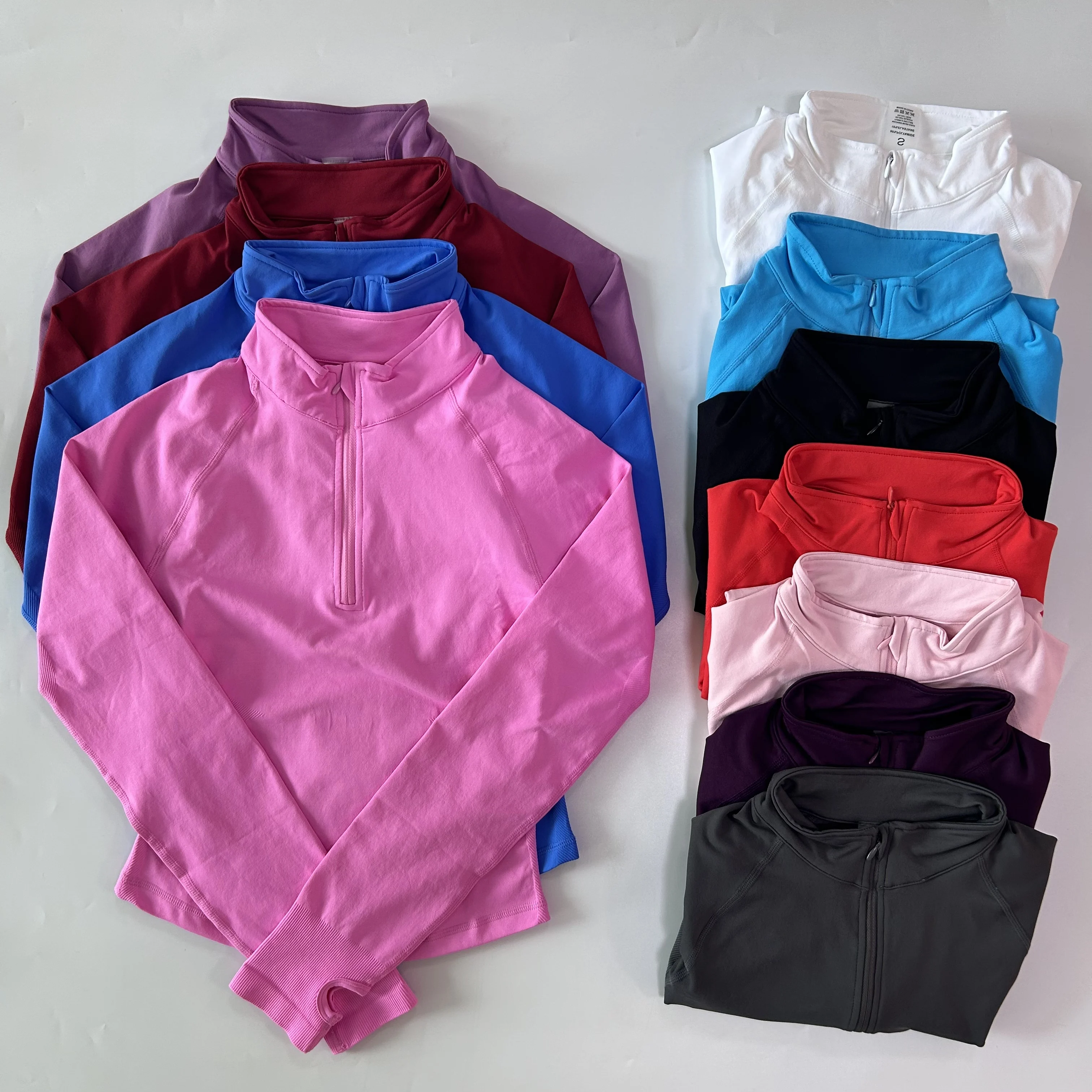 

Pericic Sports Jacket With Half Zip Shirt Women Long Sleeve Yoga Tops Running Workout Gym Coat Fitness Clothing Activewear