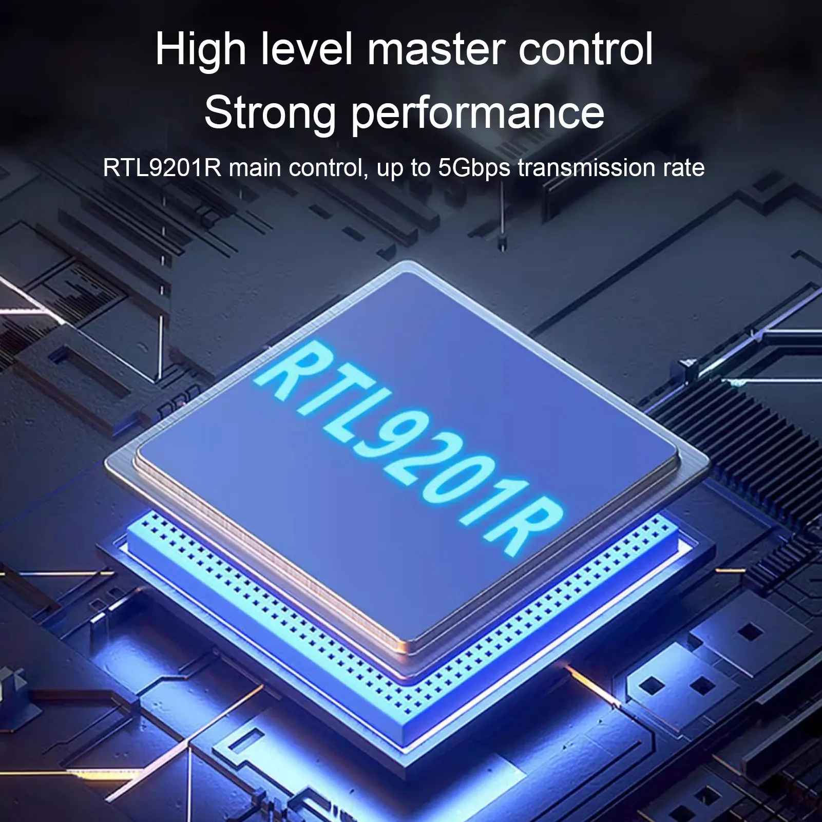 RTL9201R USB 외장 하드 드라이브 인클로저 2.5인치 8TB 용량 5Gbps 고속 전송 범용 직렬 ATA SSD 인클로저