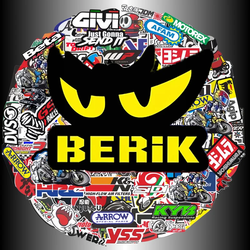 40/80/120pcs Random Motorcycle Stickers Decals Car Bike Helmet Tank Racing Sponsor Logo Set For Honda Yamaha Kawasaki Suzuki KTM image 2