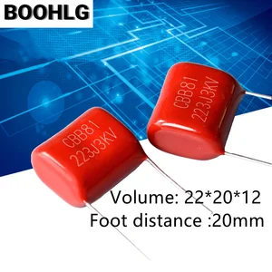 5PCS SHINYEI 822J 8.2nf 8200pf 3000v 3kv copper foot high