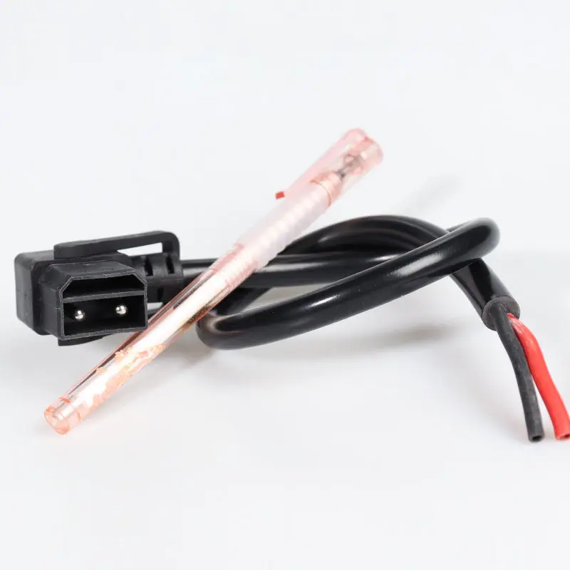 2+6 E-bike Lithium Battery Charging Interface Replacement Plug Socket with Wire Electric Vehicle Charger Connector Adapter