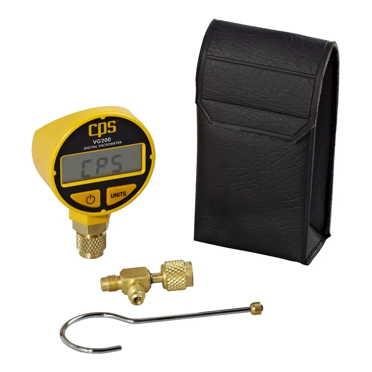 

G200 Digital Vacuum Gauge | NIST Calibration for Accuracy | Withstand 400 Psi Pressure, Easy-to-Read 5-Digit LCD