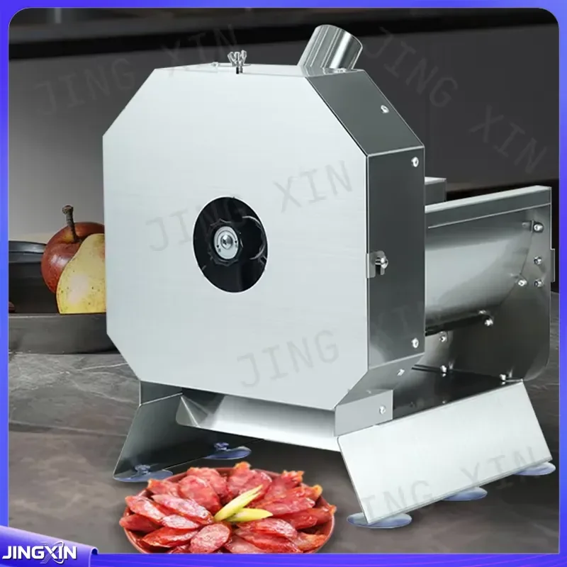 custom for Multi Function Fruit Vegetable Slicer Stainless Steel Commercial Electric Cutter for Sausage Garlic Potato Slice