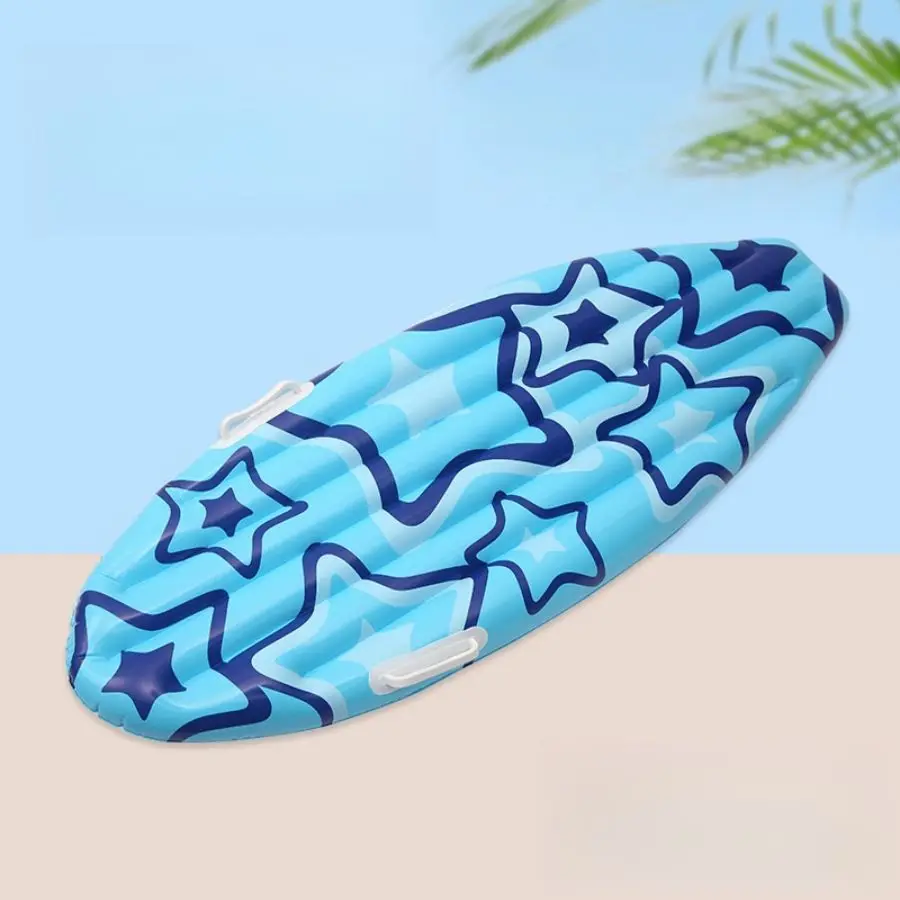 1 Pcs Surfboard Inflate, Inflatable Surfboard for Beach, Tropical and Luau Party Decorations, Inflatable Pool Toy, Beach Party I