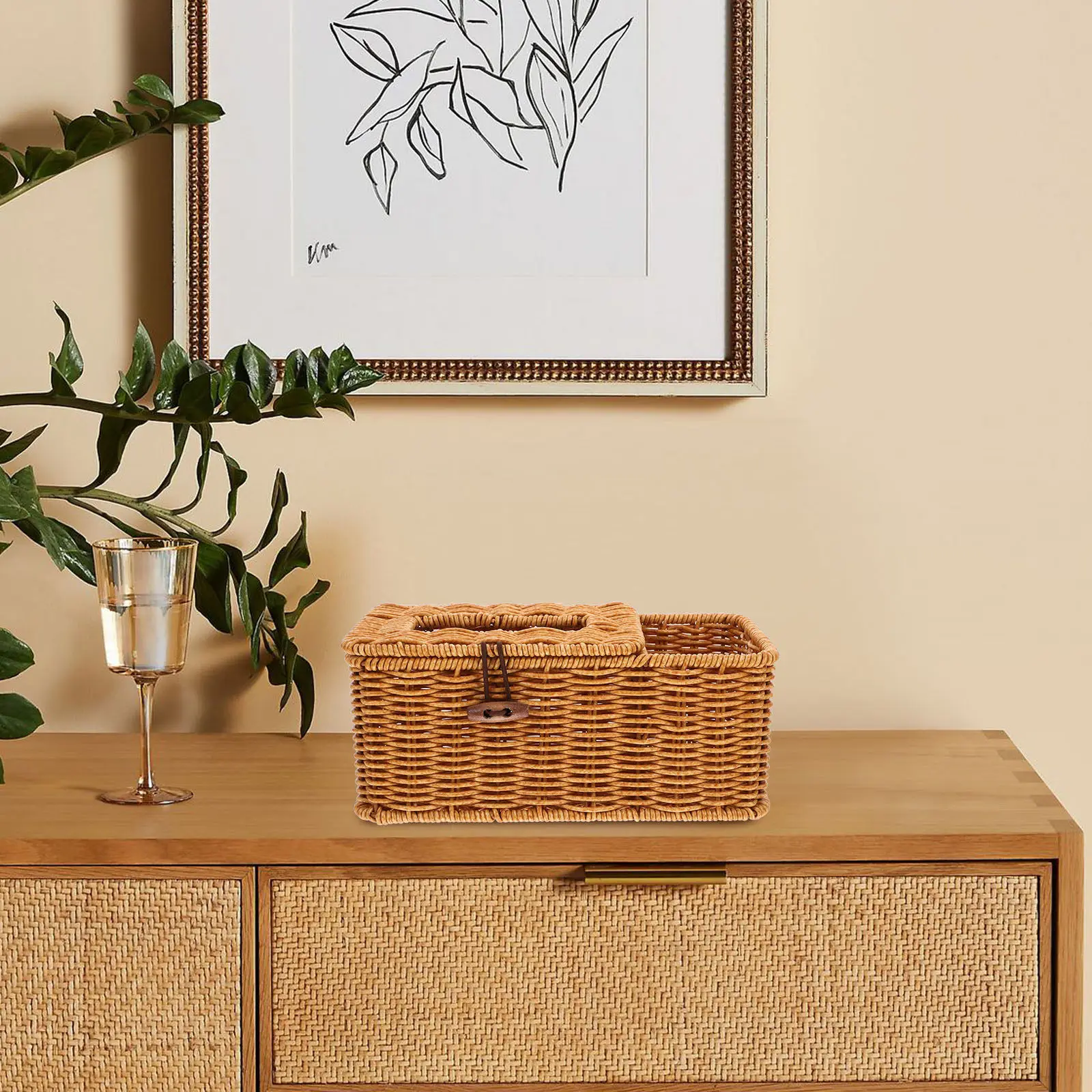 

1 шт. Винтажная плетеная коробка для салфеток, держатель для салфеток для рабочего стола, дома, офиса, отеля, многофункциональный органайзер для салфеток, контейнер для хранения