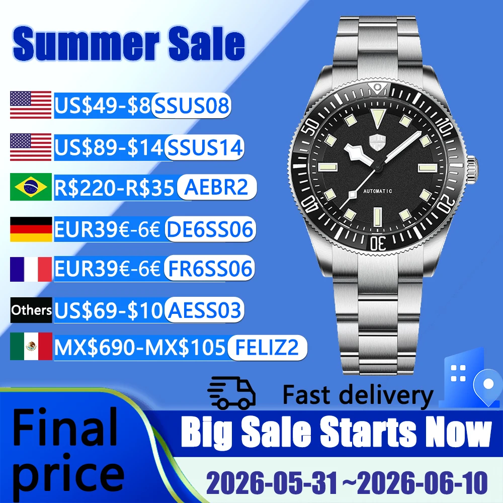 

2026RollsTimi Men's Watches Men's Mechanical Watches Stainless Steel Waterproof Sports Automatic Watches Men's Gift Box Luminous