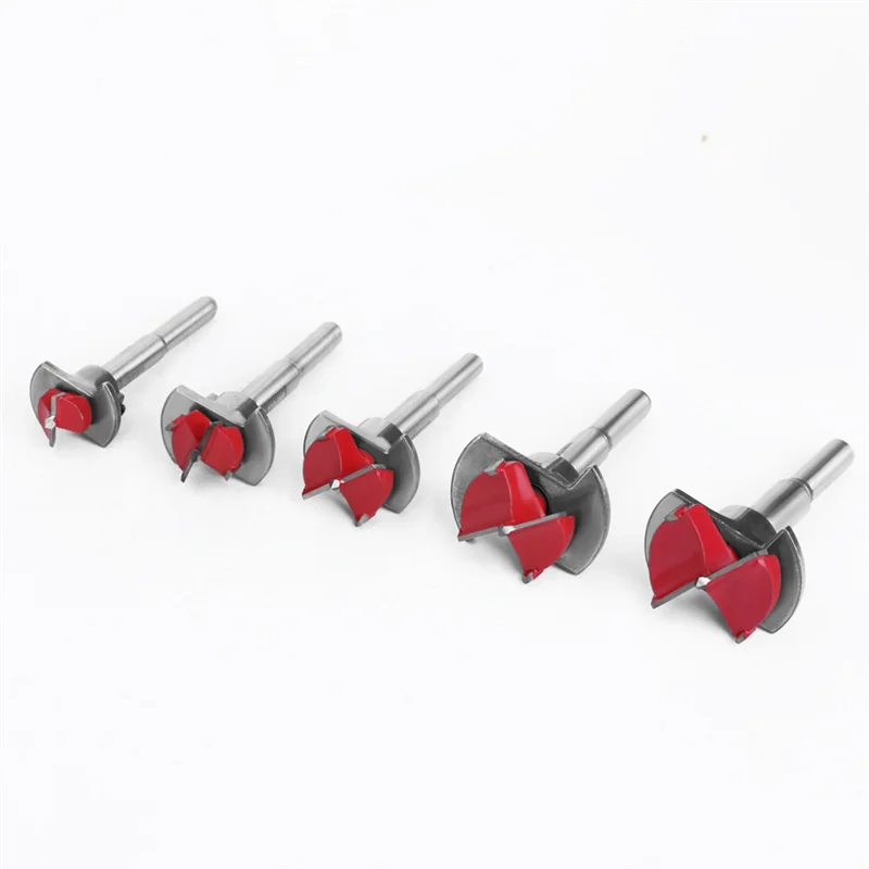 

ALIM-Positioning Hole Saw Kit Adjustable 15-35Mm Hinge Hole Opener Woodworking Carbide Drill Bits Set