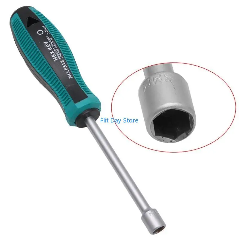 F92C 금속 소켓 드라이버 렌치 스크루 드라이버 육각 너트 키우트버 핸드 도구 3mm