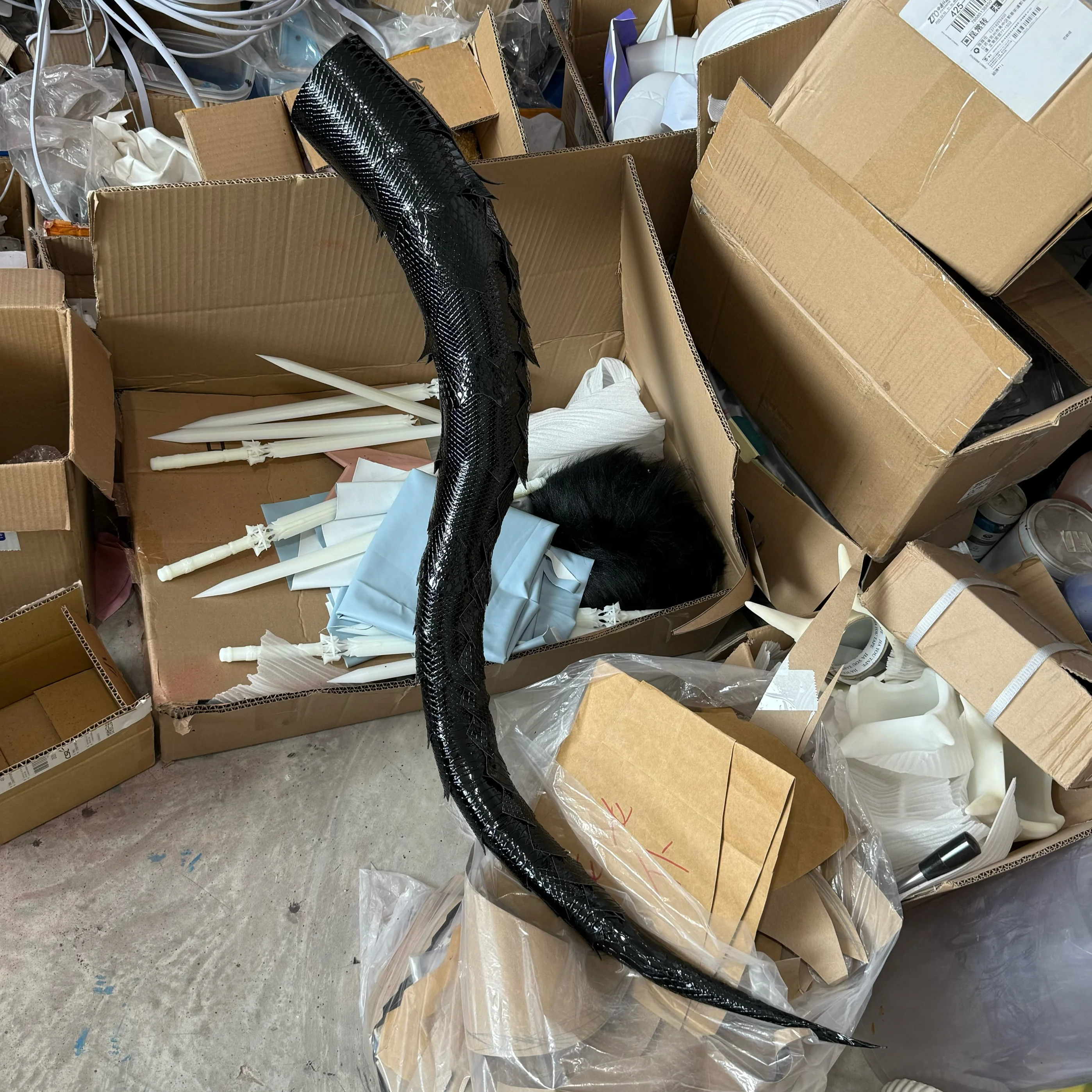 Zuo Le Tail Arknights Dragon Tail Prop Cosplay Weapons Halloween Christmas Party Props for Comic Show