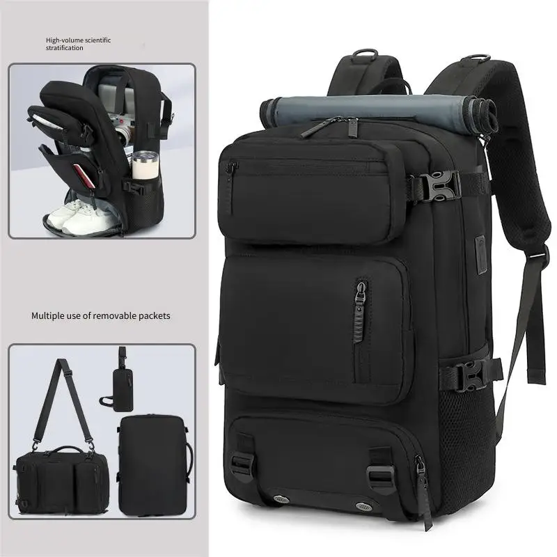 Large Capacity Unisex Backpack for Outdoor Sports Hiking Travel Multi Functional Laptop Backpack with Storage