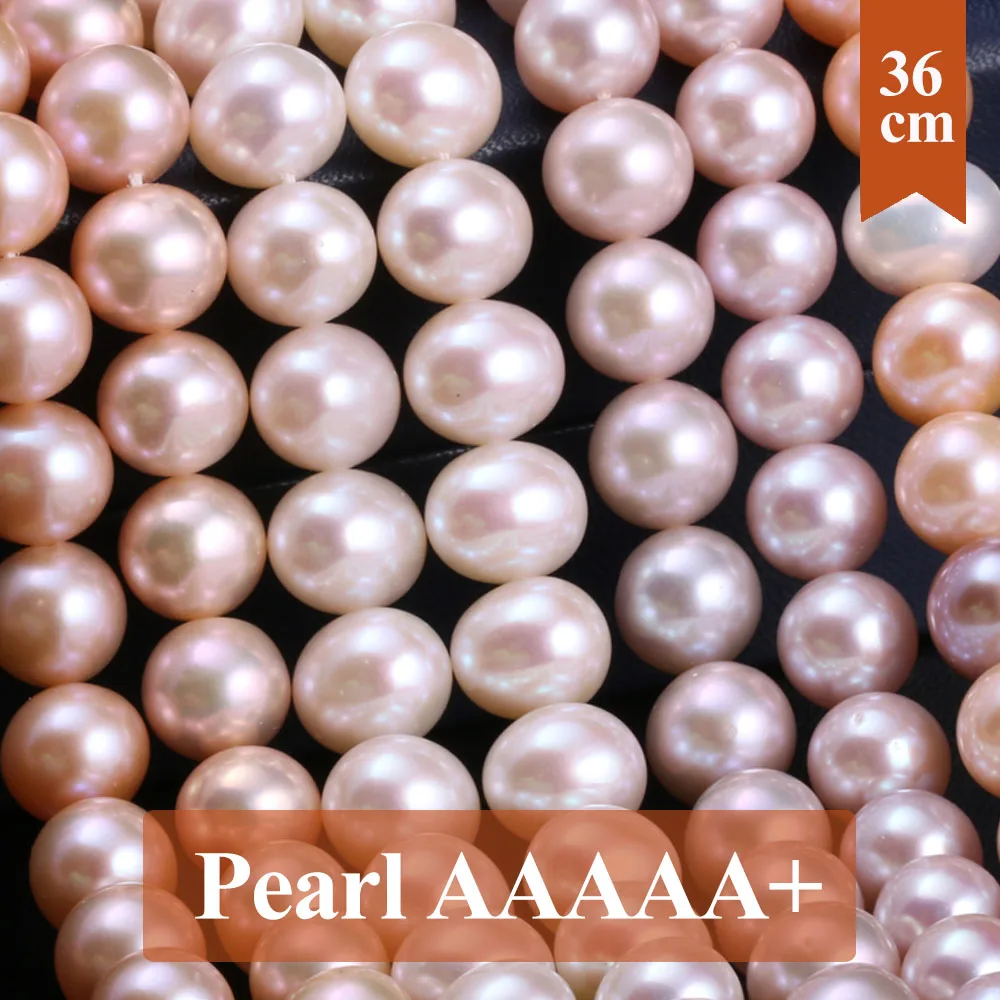 

9-10mm Natural Freshwater 100% Pearl Beads Potato Shape Pearl Loose Spacer Beaded for Women Men Jewelry Necklace Bracelet