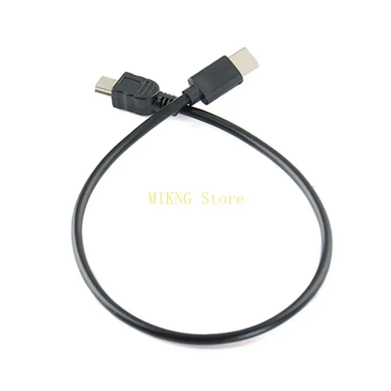30cm Black Type C to Mini USB Camera OTG Copy Conversion Cable Indispensable Type C to Mini USB Adapter best sale