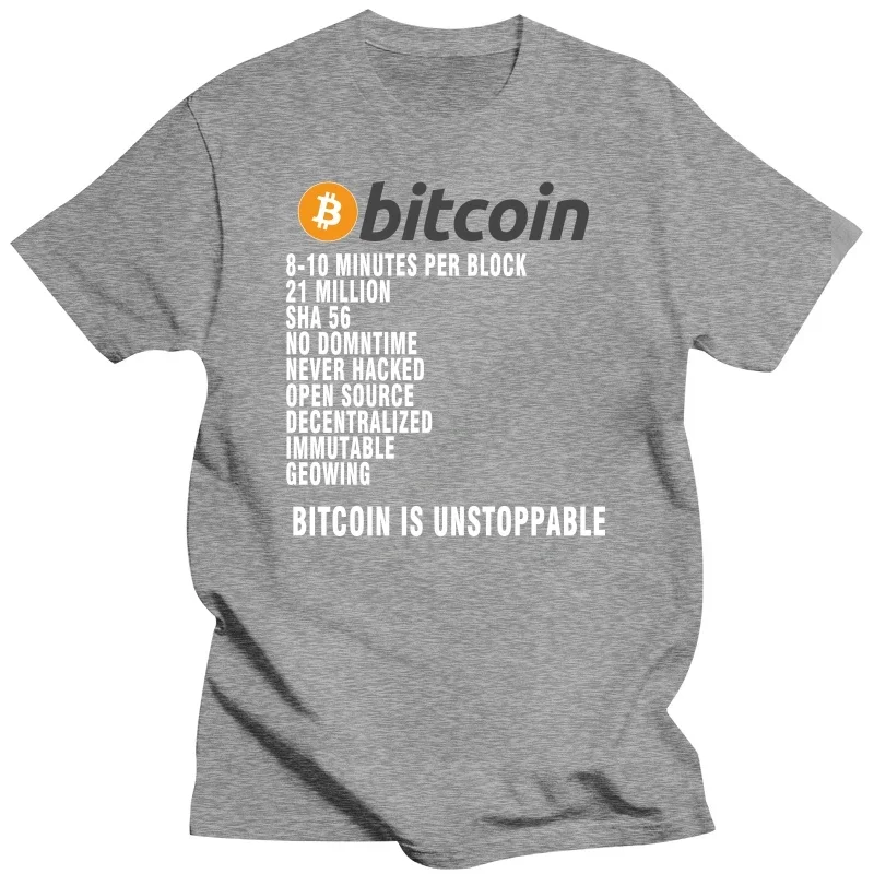 Graphic Short Sleeve T Shirt Streetwear Bitcoin 2024 New Arrival TShirt 12 Years Later Facts O neck Cotton For Men Tees Harajuku