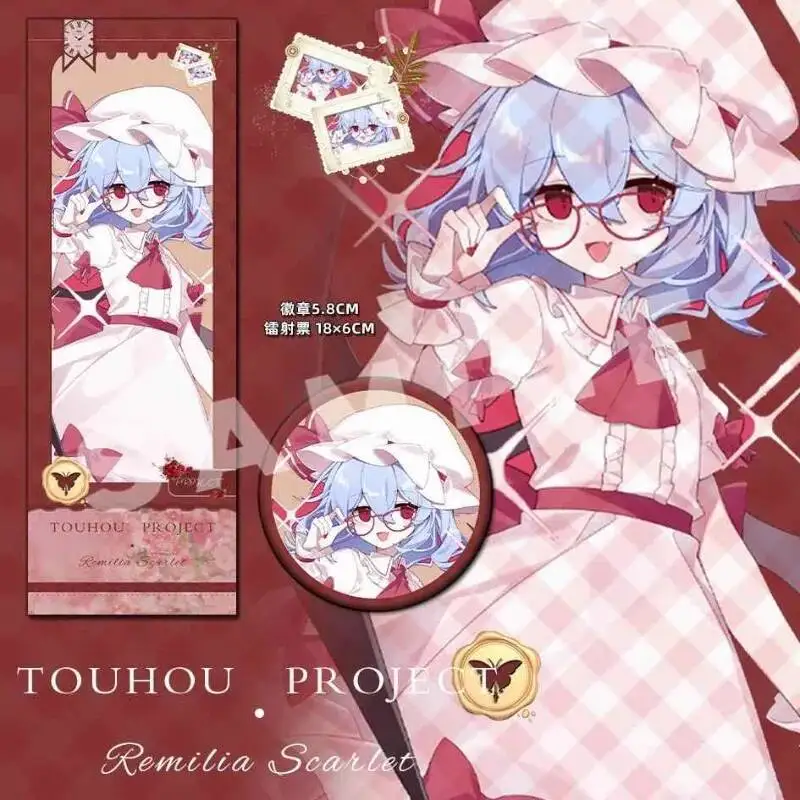 

Touhou Project Remilia Scarlet Button Pin Cute Anime Character Acg Cartoon Brooch Badge Backpack Accessories Card Stub