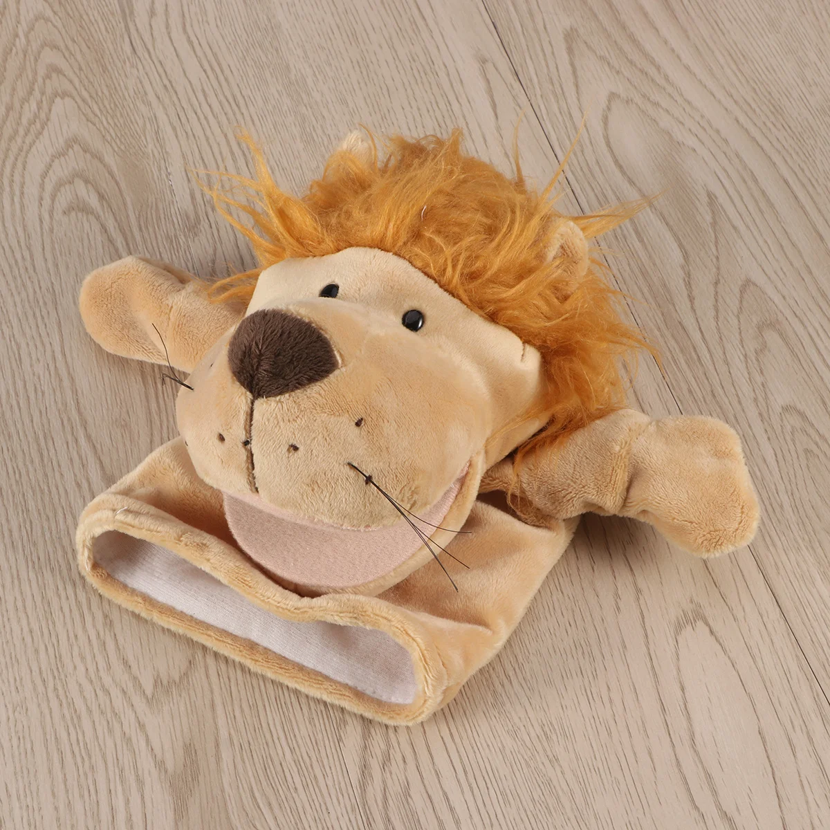 

Lion Hand Puppet For Kids Soft Stuffed Animal Educational Play Hand Puppet Interactive Learning Puppets