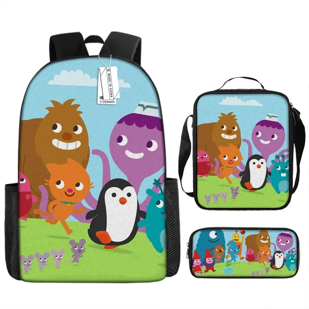 Sago Mini Friends школьный рюкзак сумка для обеда пенал набор подарок для детей-студентов